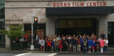 Fifth grade goes to Jacob Burns Film Center to learn to make memoir movies