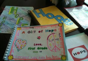Sending hope to Japan in letters and cards