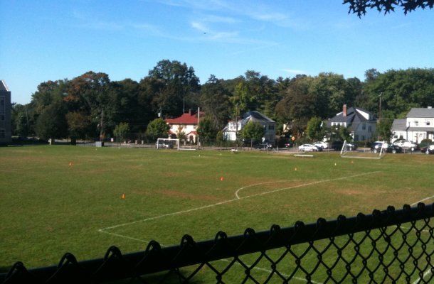 Franklin Field in greener days.