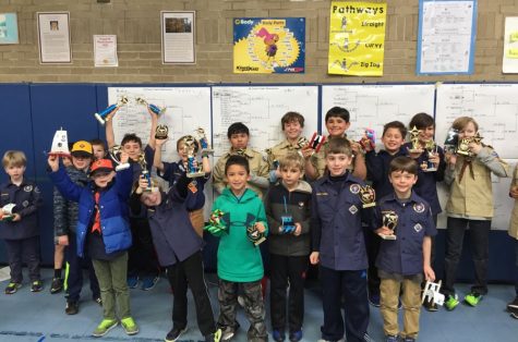 Pelham Cub Scout Pack 1’s Rain Gutter Regatta is down to last breath
