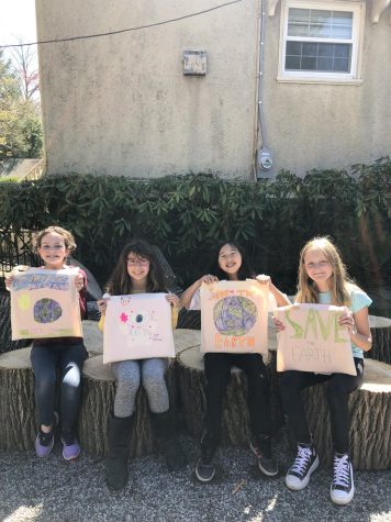 Colonial Celebrates Earth Day in their Outdoor Classroom!
