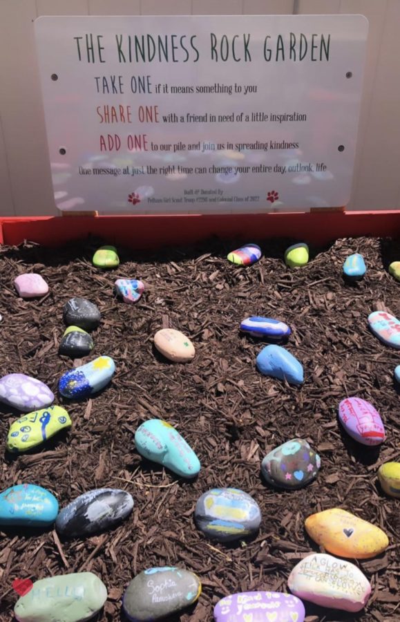 Kindness Rock Garden in Outdoor Classroom!