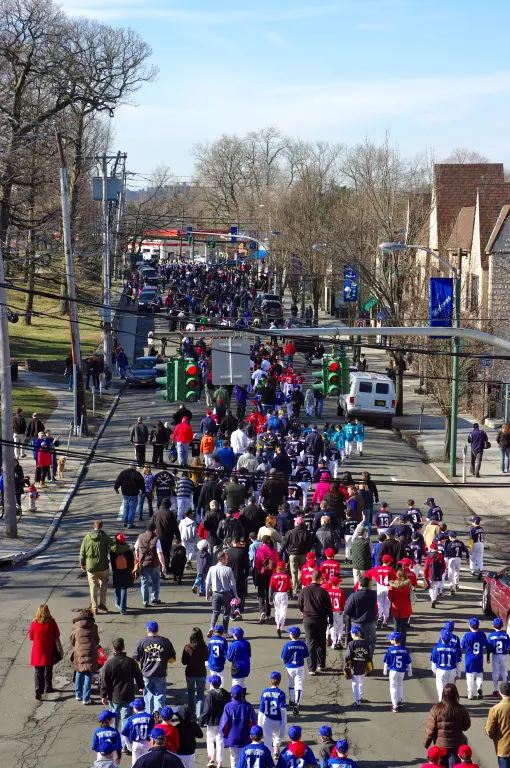 Pelham Baseball Parade for Opening Day