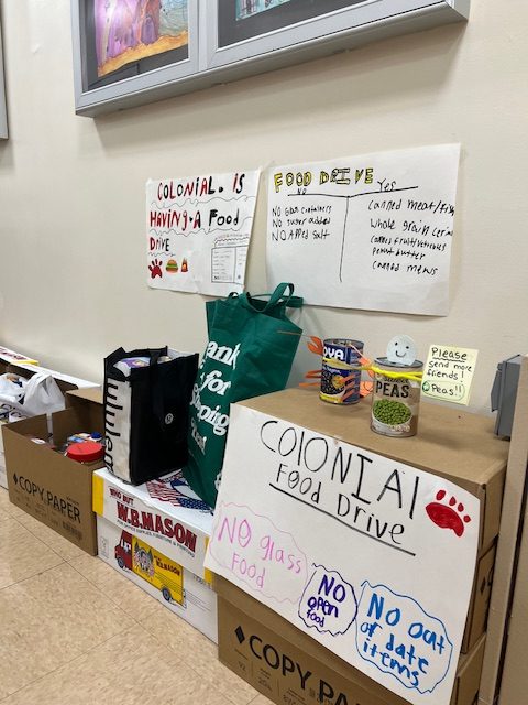 Colonial Food Drive for Feeding Westchester